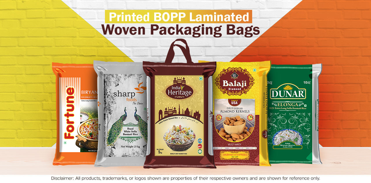 Rice packaging bag, 25kg rice bag
